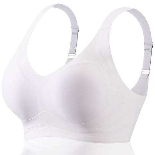 Image of Smoothing Bra Anti Sagging Wireless Push Up Bras for Women No Underwire Full Coverage Bra Comfy Bras for Women