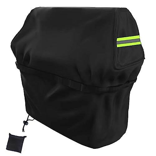 Grillskydd vattentätt, överdrag för gasgrill, BBQ grillskydd skyddande hölje, Oxford väderbeständig, rivbeständig, UV, skydd, vindbeständigt, rostbeständigt, mögelresistent 117 x 66 x 117 cm Rouzin