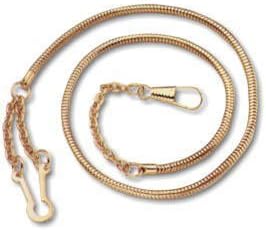Snake Chains - Button Hook - Gold Finish