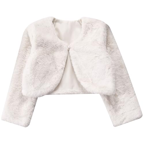 JEYPINMI Flower Girl Dress Coat Princess Cape Outwear Bolero Shrug Party Wedding Cardigan Tops3