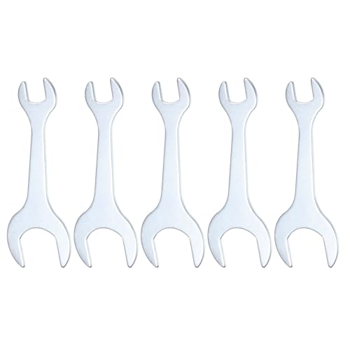 QUARKZMAN 5Pcs Clé à Fourche Doubles Fines 14mm x 30mm Métrique Clé Plate Extra Fine et Petite, Galvanisée, pour Réparation Automobile et Assemblage de Meubles