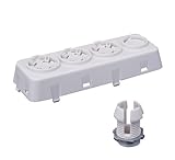 Leviton OSFOA-W Fixture-Mounted Offset Adapter Accessory for OSFHU, 3 Position, White