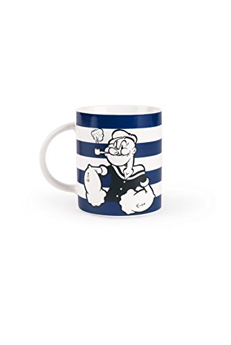 Excelsa Popeye Mug, Porcellana, Blu