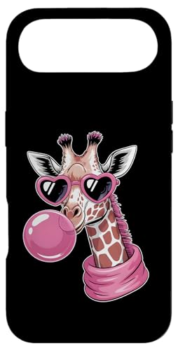Pink Giraffe African Animal Glasses & Pink Bubble Gum Girls Case for iPhone Air