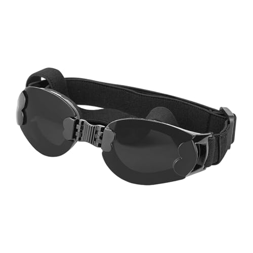 Dog Sunglasses - Pet Goggles Uv Protection | Adjustable Strap Foldable Eyewear, Windproof Eye Shield For Puppy Outdoor Walking R
