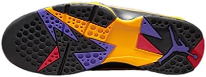 Jordan mens Air Jordan 7 Afrobeats, Vachetta Tan/Black/Taxi/Dark C, 11.5 | Image 5