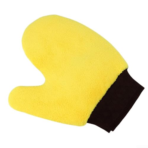 Manoplas de lavado de coche para quitar el polvo, pulir y secar superficies, práctica herramienta de limpieza