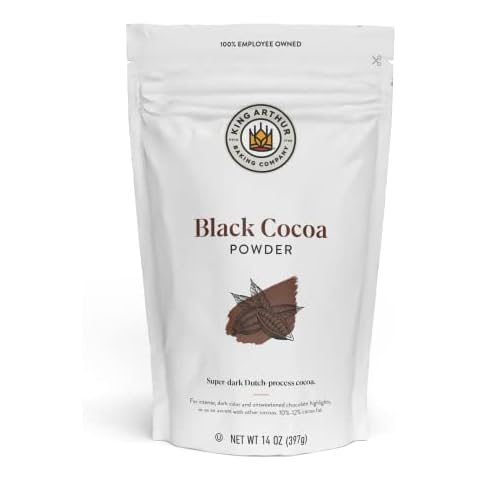 King Arthur Black Cocoa Powder for Baking, 14 oz Cover