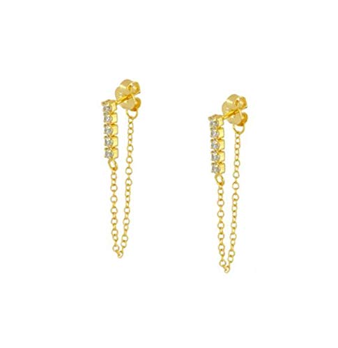 Boucles d'oreilles chaîne de serpent et foudre pour sublimer vos tenues de soirée