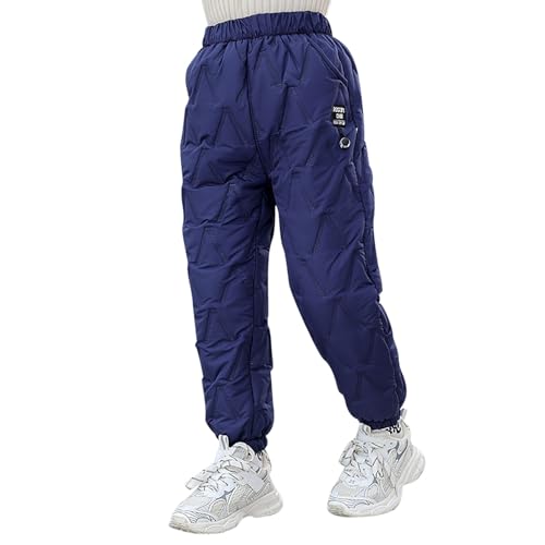 Boys Winter Snow Pants Fleece Lined Thick Activewear for Kids Comfortable Warm Clothing Suitable for Outdoor