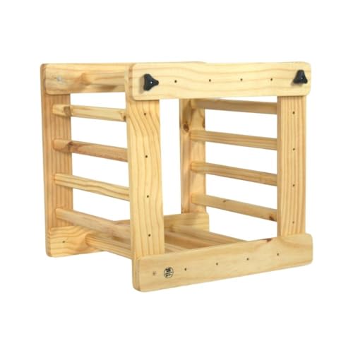 Kit Triangulo Articulado Pikler + Rampa Escalada e Escorrego Madeira