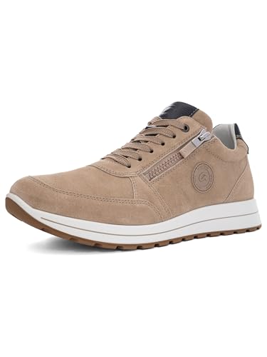 Basket Matteo ARA Homme bleu sable chaussure de marche confortable homme taille 40 EU large