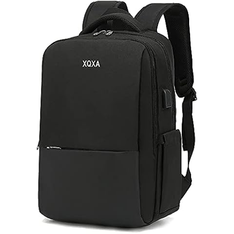 XQXA Laptop Rucksack Herren Laptop Backpack Rucksack Jungen Teenager 15.6 Zoll Wasserabweisend Schulrucksack Cover