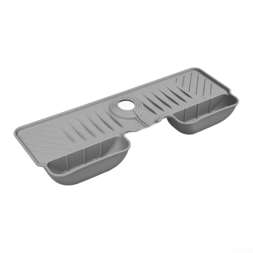 Protector de fregadero de silicona QOXEZY para base de grifo de cocina 6