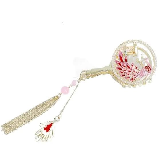 Peacock Large clutcher Pink-image-48