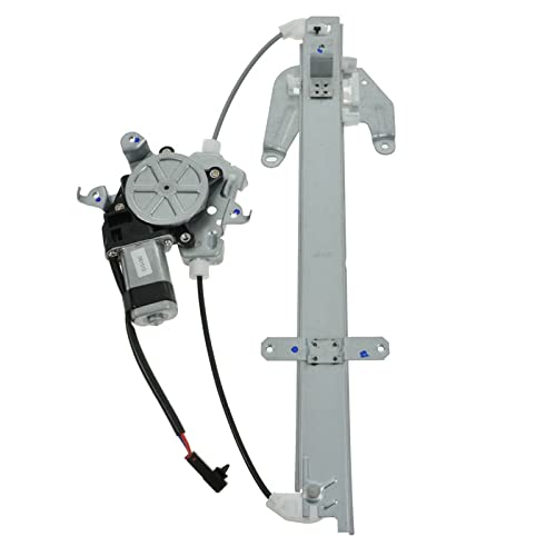 Image of TRQ Rear Left Power Window Regulator & Motor Assembly Drivers Side Compatible with 2001 Nissan Frontier 2000-2004 Xterra
