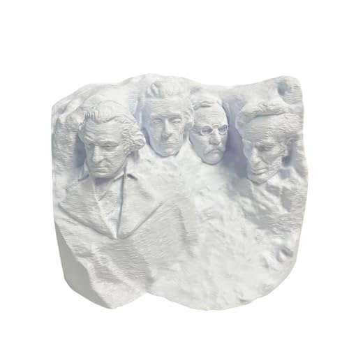 Sands Original Products Mount Rushmore Replica – Detailed Plastic Souvenir Model, Iconic Landmark Sculpture, Historical Monument Decor, USA National Memorial Keepsake, American History Collectible