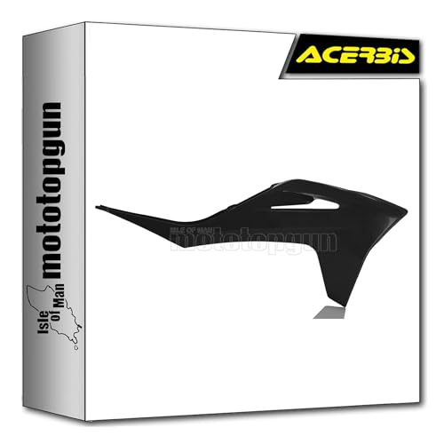 Radiator scoops acerbis 0024625.090 noir haute résistance pour gas gas mc 125