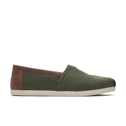 Lista de Toms Tenis los más solicitados. 44 TOMS Alpargata 3.0 - Tenis sin cordones para hombre, Salvia oscura/bronceado, 27