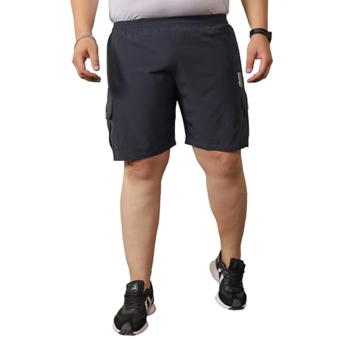 Image of Bigbanana Plus Size Men's Regular Fit Solid Shorts
