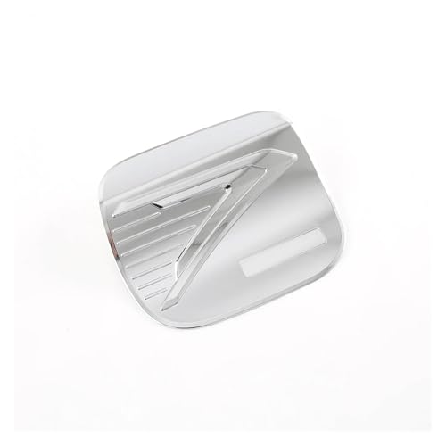 トヨタ ハリアー 燃料フィラードア ガスタンクキャップ トリムカバー カーボンファイバーステッカー 2022-2025年式対応アクセサリー(Silver)