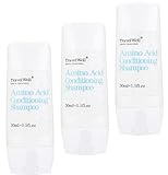 TRAVELWELL Hotel Toiletries Amenities Travel Size Guest Shampoo & Conditioner 2 in 1, 1.0 Fl Oz/30ml, Individually Wrapped 50 Bottles per Box