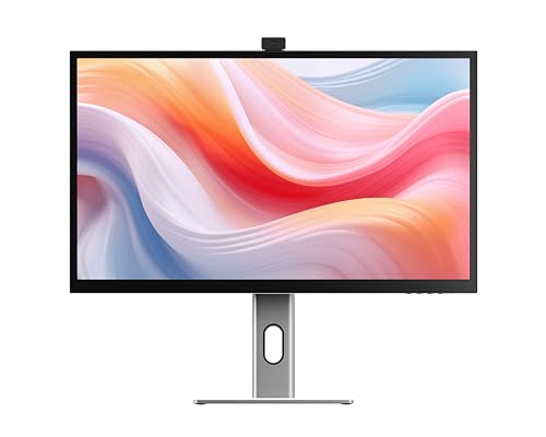 Image of ALOGIC Clarity Pro 27 inch 4K UHD Monitor with Webcam, USB-C Docking Monitor with 65W Power Delivery, IPS Display, HDMI, USB Hub, 27 Inch Professional Computer Monitor for MacBook, Windows & macOS | 27 4K Ahva Ips, 8MP Retractable Webcam, 65W USB-C Pd, Hdmi2.1, Dp1.4, USB Hub, Stereo Speakers