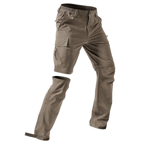 Men Cargo Pants Casual Tactical Convertible Pants Waterproof Hiking Pant Breathable Pant Slim Fit Multi Pockets2
