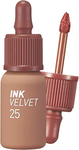ペリペラ インクベルベット 1個 リップ 口紅 ダーマル フェイスシートマスク 1枚 (25 Cinnamon Nude)