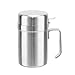 ml) distributeur d'huile écologique -vaisselle en acier inoxydable distributeur d'huile de cuisson sûre huile respectueuse de l'acier (550 can/cuisine cuisine, Fromage Grand (Multicolor, One Size)