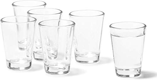 LEONARDO 012663 Schnaps Wodka Stamper, Glas, 70 ml, H 7 cm, klar (6er Pack)