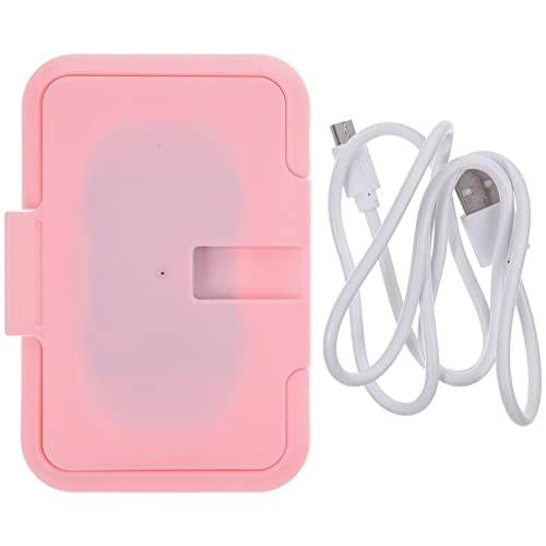 COHEALI Calentador De Toallitas Para Bebé Calentador De Tejido Húmedo Portátil Usb Control De Temperatura Calentador De Tejido Sin Necesidad De Agua Y Esponja