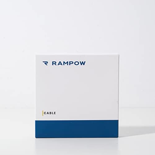 RAMPOW Kabel USB C na USB C, 60 W, QC 3.0, kabel do szybkiego ładowania USB C na USB C do Samsung Galaxy S21 Ultra, iPad Pro 2021, MacBook Air, Huawei p30 Pro, Xiaomi 9 i innych, szary, 2 m