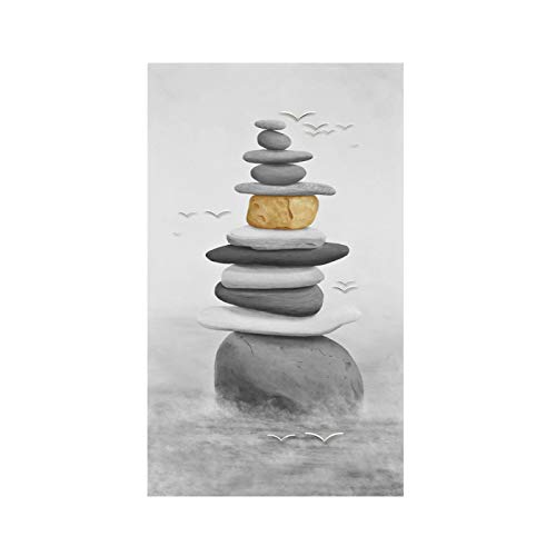 Peinture abstraite pierre affiche murale moderne salon toile 50x70cm