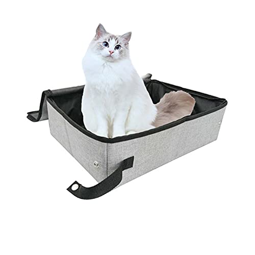 猫 トイレ 本体 折り畳み猫のトイレ蓋付きネコトイレシート収納簡単コンパクト 猫ベッド防災 猫ちゃん トイレ非常用携帯ポータブルトイレ犬猫小動物ペットドライブボックス 車防水シートアウトドア旅行帰省簡易寝床