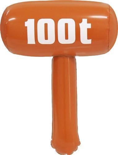 モードデラカーサ[Mode Dela Casa]100tエアーハンマー3種 手で持てるおもちゃ 単品1個 パーティ (ウッド, 日本)