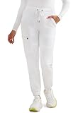 Healing Hands Pantalón de uniforme médico para mujer, M Petite
