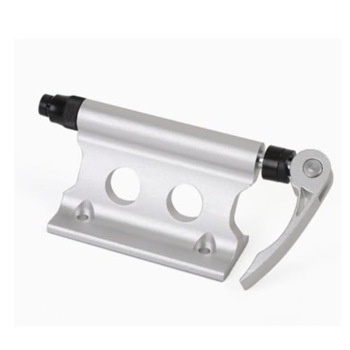 Tosuny Bike Fork Arrow Storage Case Rack Mount with Rubber Mat (Silver)