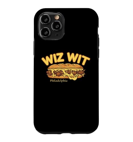 Wiz Wit Philly Cheesesteak Funny Philadelphia Foods �p���f�B �X�}�z�P�[�X iPhone 11 Pro �p
