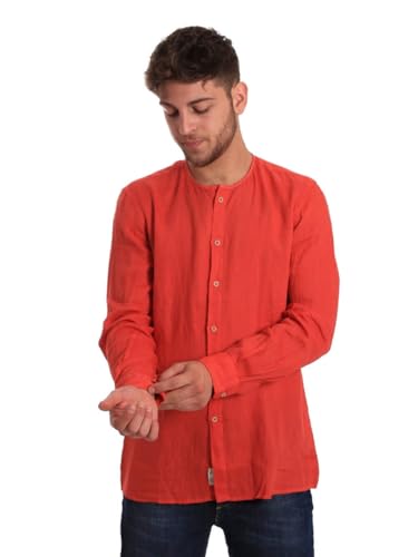 Chemise rouge Gaudi Jeans S 811BU45022 pour homme chic