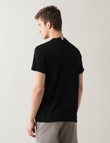 Image of Arrow Sports Men's Solid Regular Fit T-Shirt