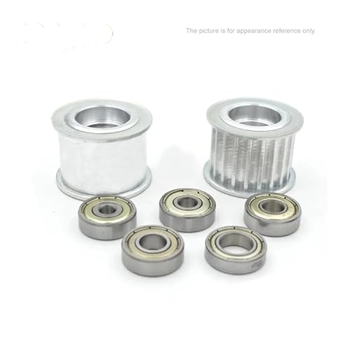 Poulie de synchronisation HTD5M anti-glissement alésage 6mm pour transmission fluide