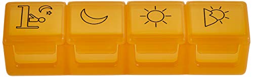 médicAID - Pilulier Journalier 4 Compartiments - Colorie aléatoire Cover