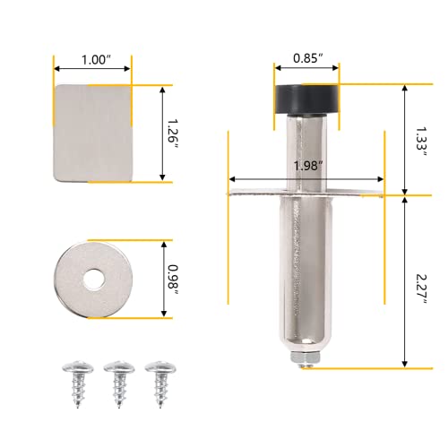 Two Door Shaved Door Handle Kit For Street Rat Hot Rod With Door Poppers Kit Trunk Popper& Keyless Entry System Central Locking Remote Control Kit & 2 Pack 5-Pin 12V Relay With Fuse Switch Kit (100Lb) #TOP3