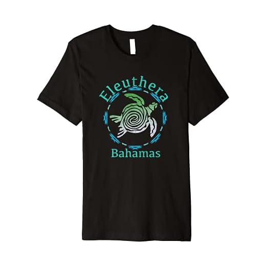 Eleuthera T-Shirt Vintage Tribal Turtle Gift Premium T-Shirt