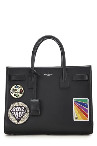 YSL, Pre-loved Black Leather Classic Sac de Jour Baby, Black