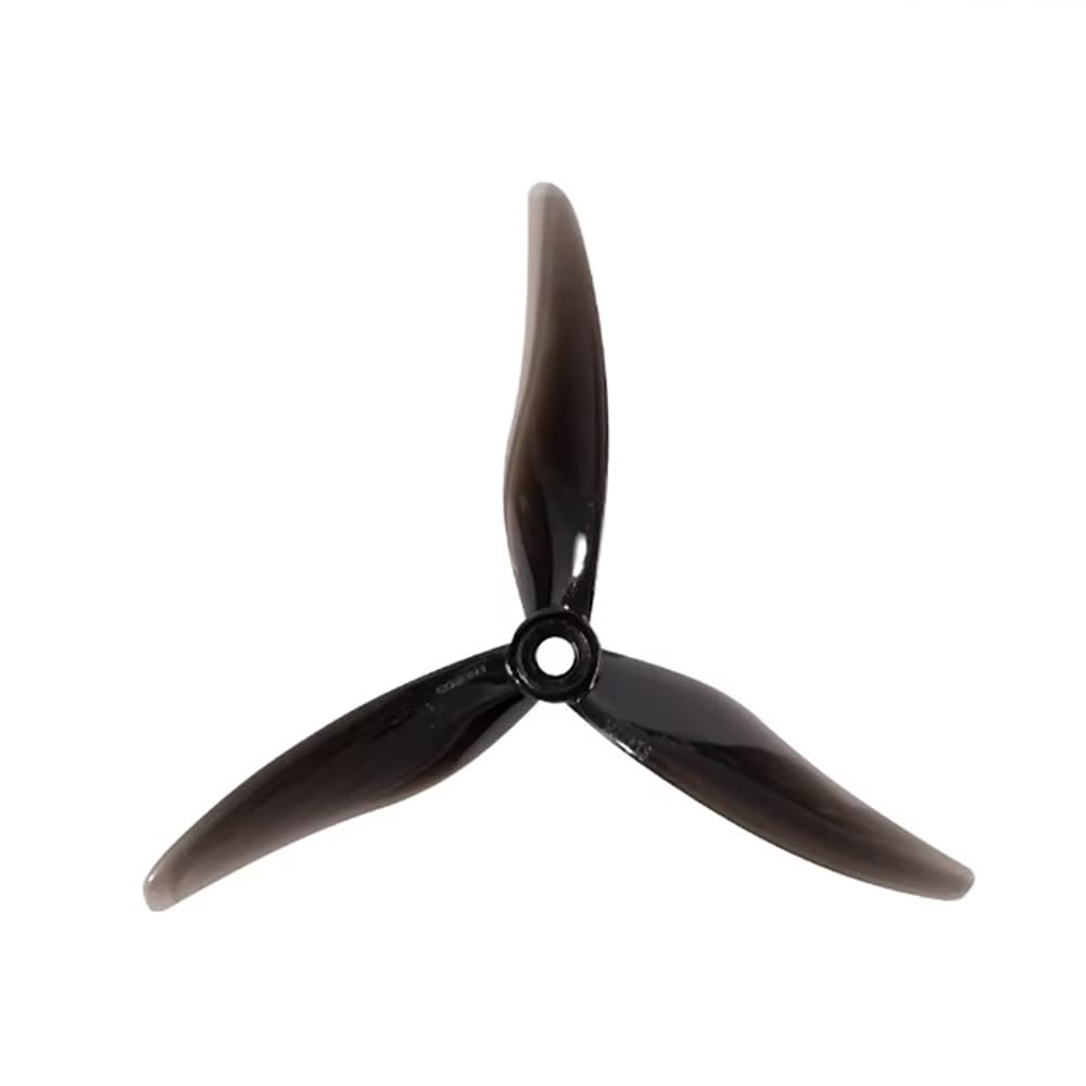 SPARKHOBBY GEMFAN Hurricane 51477 5inch 3 Blade Propeller CW CCW Pink/Black/Blue Suitable for RC FPV 2205-2306 Brushless Motor Drones (51477 Black 2pairs)