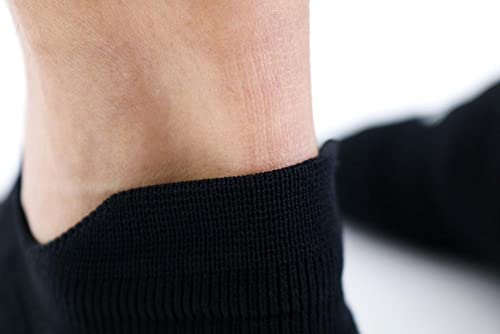 Meia Curta para Corrida HUPI Running Pro Invisível Preto, Cor: PRETO