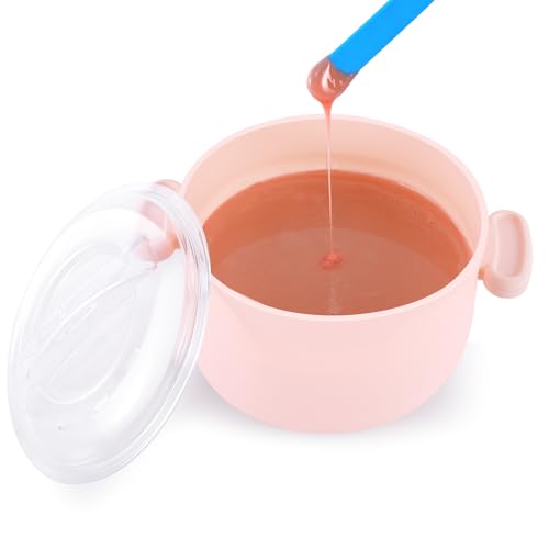 16.9oz Portable Electric Wax Warmer, Mini Silicone Wax Heater for Hard &amp; Soft Wax Beads, Fast Heating Salon-Quality Hair Removal for Bikini Line, Legs, Arms, Biodegradable &amp; Aluminum, Easy Clean