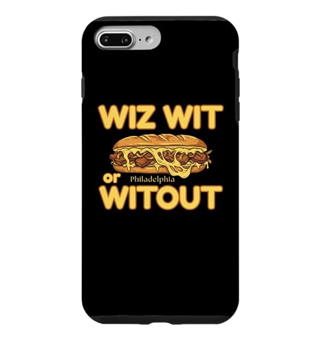 Wiz Wit Or Witout Philly �`�[�Y�X�e�[�L �t�@�j�[ �t�B���f���t�B�A �t�[�h �X�}�z�P�[�X iPhone 7 Plus/8 Plus �p